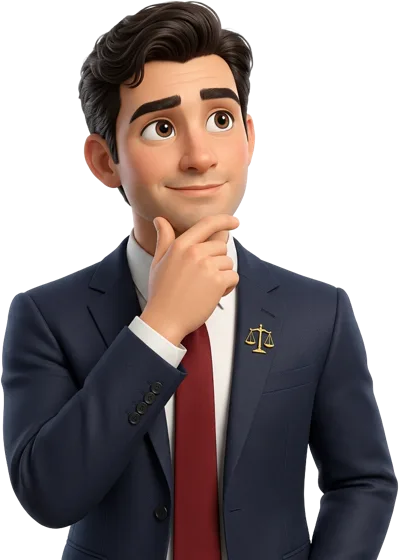 Personagem analisando um mapa mental